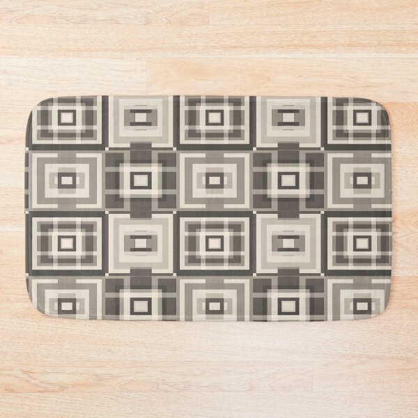Item preview, Grey Square Pattern designed and sold by ArtbyAiGallery.