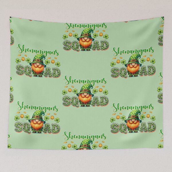 Item preview, Shenanigans Squad Gnome Happy Saint Patricks Day designed and sold by EXON-Publishing.