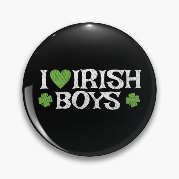 Item preview, I Heart Irish Boys Lucky Shamrock Love Irish Boys  designed and sold by alenaz.