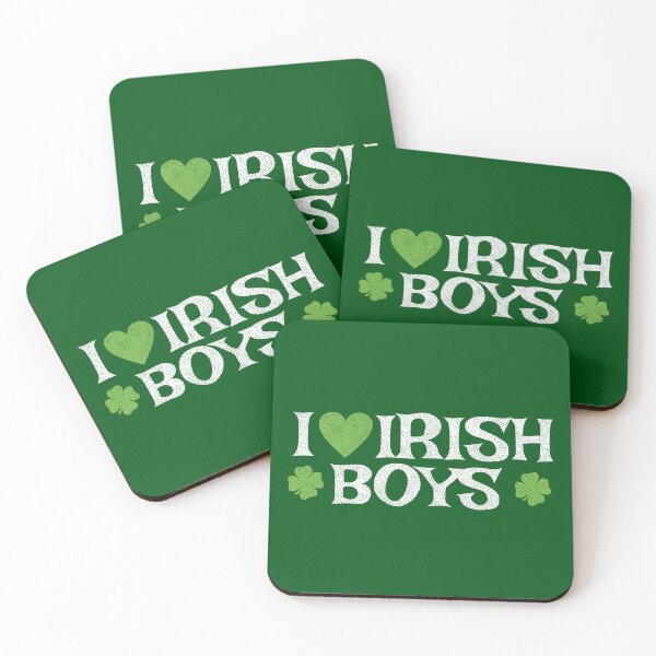 Item preview, I Heart Irish Boys Lucky Shamrock Love Irish Boys  designed and sold by alenaz.