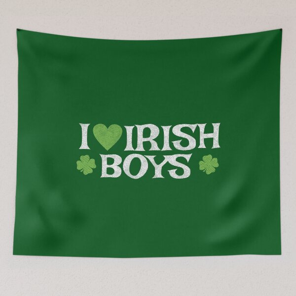 Item preview, I Heart Irish Boys Lucky Shamrock Love Irish Boys  designed and sold by alenaz.