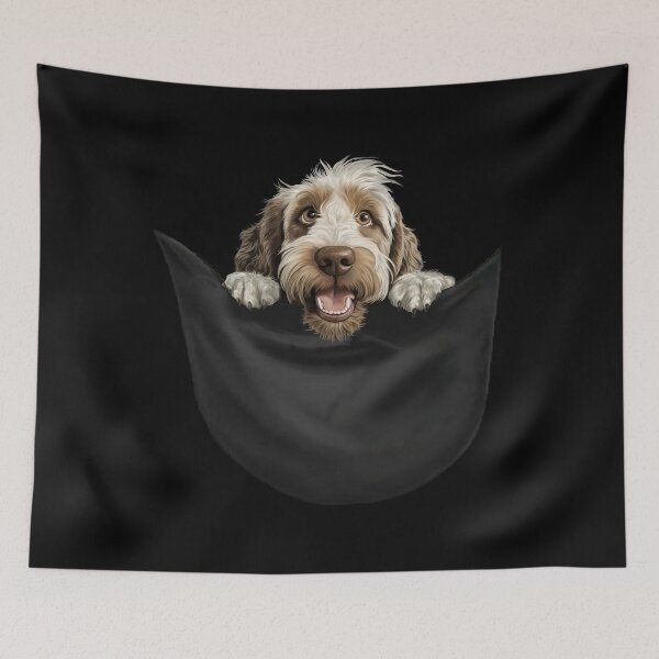 Item preview, Dog in a Pocket Cute Spinone Italiano Puppy designed and sold by LovelyHappyGift.