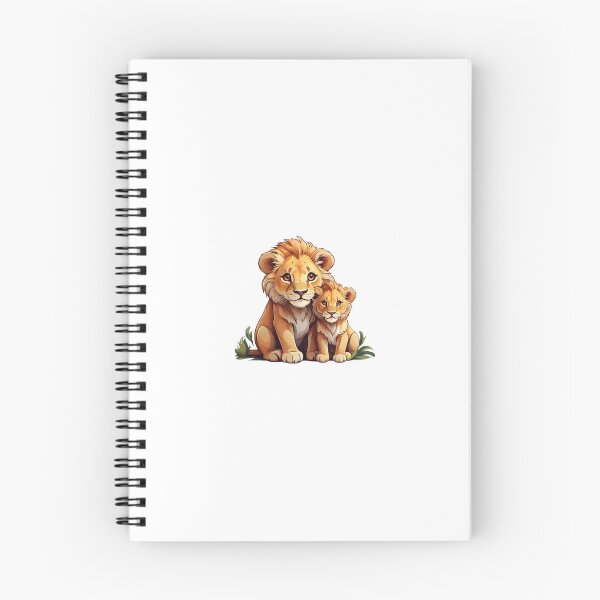 Aperçu de l'œuvre Lionceau avec sa mère lion créée et vendue par CreativeLifeMe.