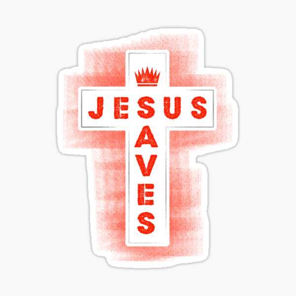Item preview, Jesus Saves - Religion God Christ Cross Faith designed and sold by anziehend.