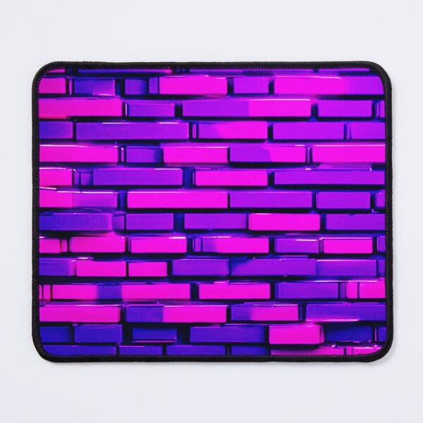 Item preview, Dark Purple Neon Bricks designed and sold by Health And Fitness Posts e-Store.