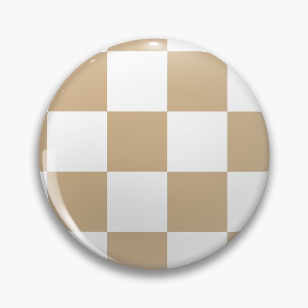 Item preview, Large Checkered - White and Tan Brown designed and sold by JustPatterns2.