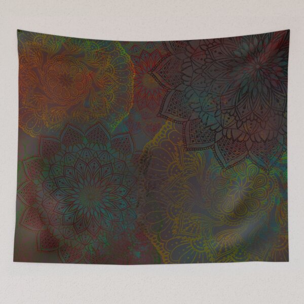Item preview, Mandala autumn madness designed and sold by LadyDotDesign.