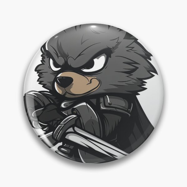 Artikelvorschau, Stoischer Wolfsschwertkämpfer in Rüstung entworfen und verkauft von dungeonwarriors.