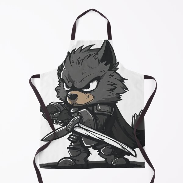 Item preview, Stoic Wolf Swordsman in Armor designed and sold by dungeonwarriors.