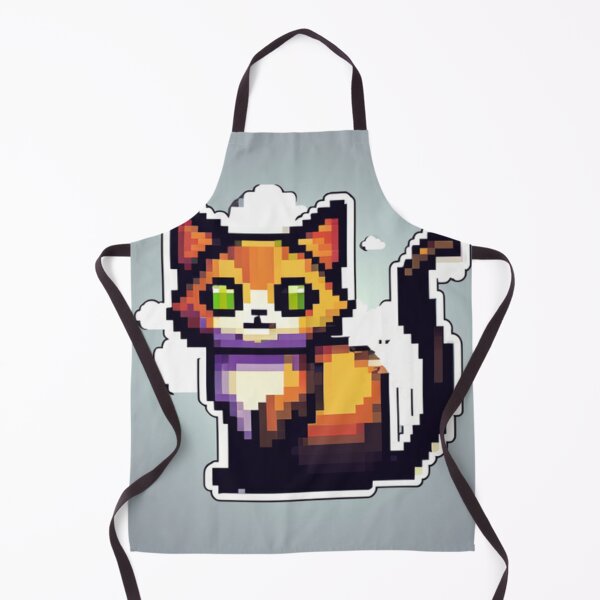 Item preview, Funny Pixel art cat designed and sold by Planetporridge.
