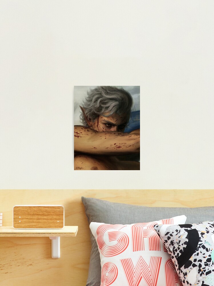 Imagen 2 de 3, Lámina fotográfica con la obra El elfo pálido (Astarion), diseñada y vendida por Shuploc.
