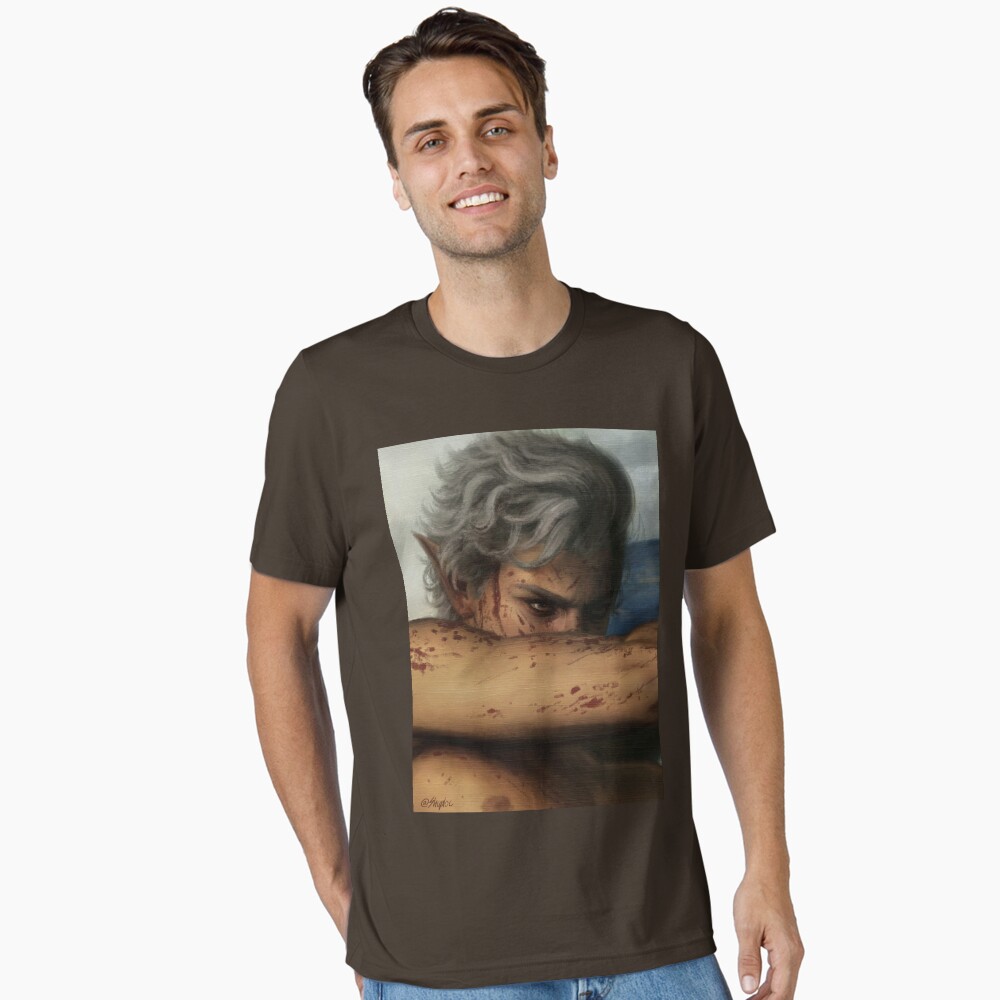 Vista previa del artículo con la obra «Camiseta esencial», diseñado y vendido por Shuploc.