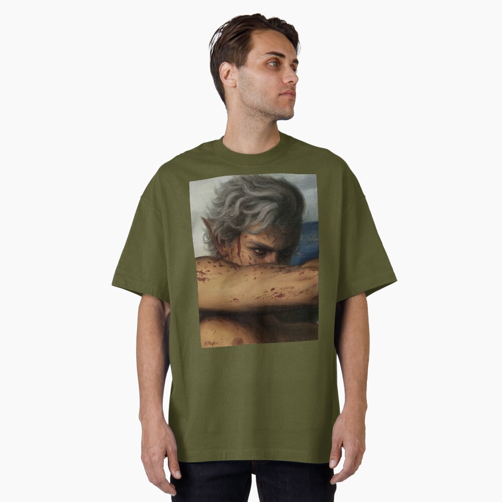 Vista previa del artículo con la obra «Camiseta oversize», diseñado y vendido por Shuploc.