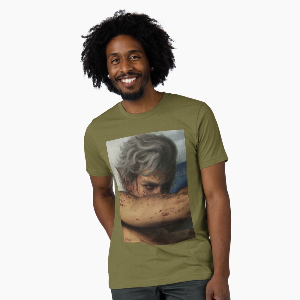 Vista previa del artículo con la obra «Camiseta de tejido mixto», diseñado y vendido por Shuploc.