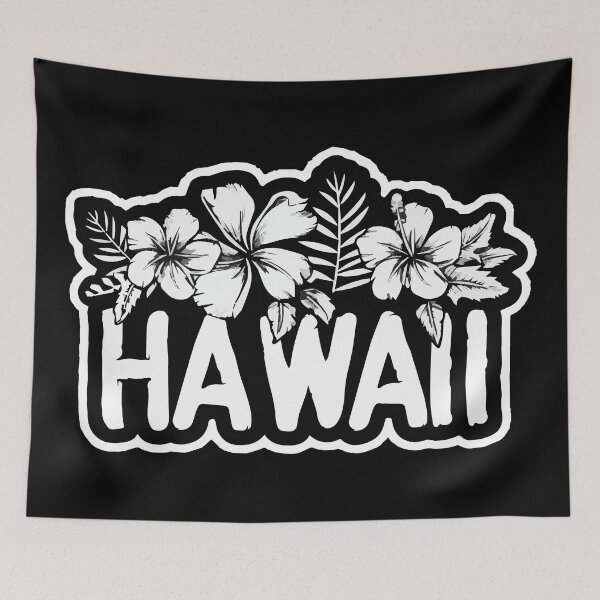Item preview, Hawaii (Black and White) designed and sold by VelvetRoom.