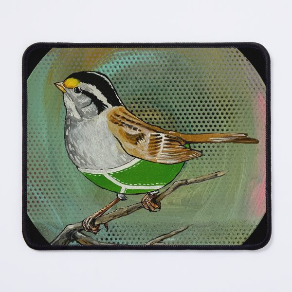 Item preview, White Throated Sparrow Wearing Over-priced Vintage Y Fronts designed and sold by David Irvine.