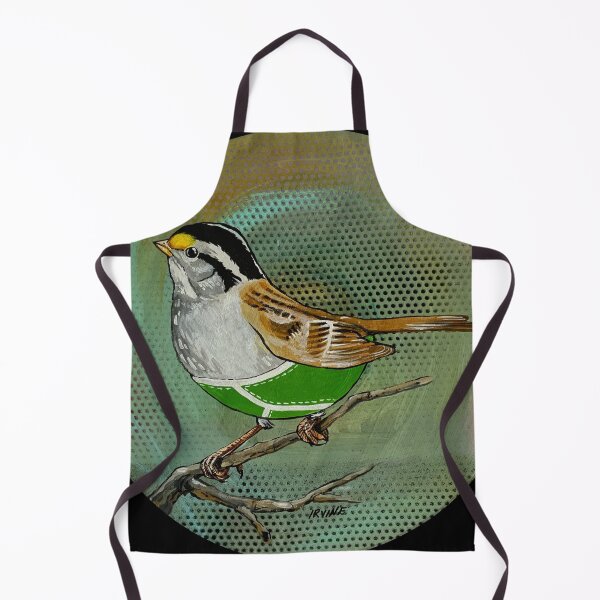 Item preview, White Throated Sparrow Wearing Over-priced Vintage Y Fronts designed and sold by David Irvine.