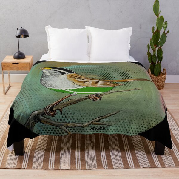 Item preview, White Throated Sparrow Wearing Over-priced Vintage Y Fronts designed and sold by David Irvine.