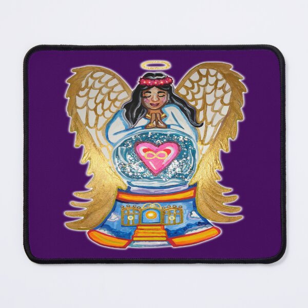 Item preview, Heavenly Eternal Love Infinity Angel Snowglobe designed and sold by Deborah Camp.