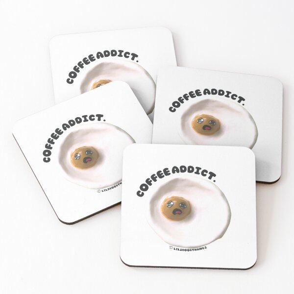 Item preview, Cofee addict, egg art, egg dude, v2 | @lilsboobthangs © designed and sold by lilsboobthangs.