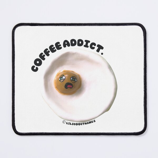 Item preview, Cofee addict, egg art, egg dude, v2 | @lilsboobthangs © designed and sold by lilsboobthangs.