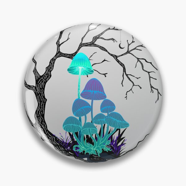 Item preview, cute neon mushrooms designed and sold by Makemedesign.