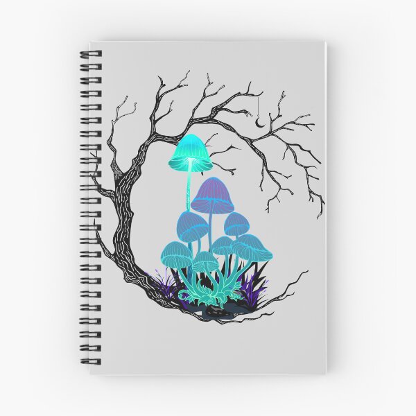 Item preview, cute neon mushrooms designed and sold by Makemedesign.