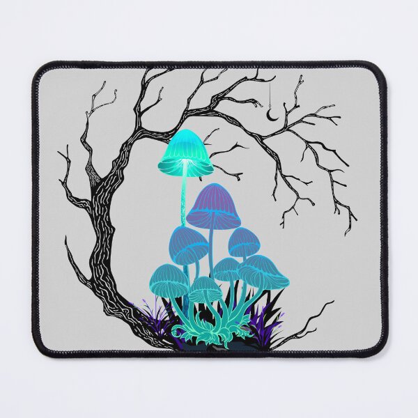 Item preview, cute neon mushrooms designed and sold by Makemedesign.