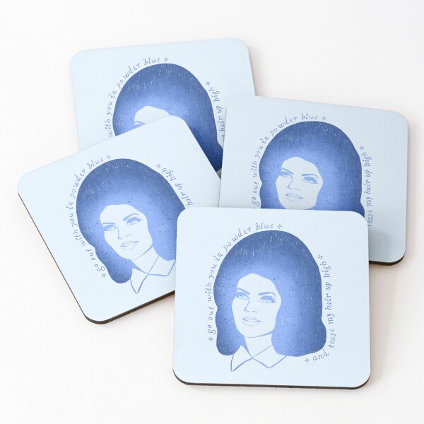 Item preview, go out with you in powdered blue and tease my hair up high designed and sold by Ohmera.