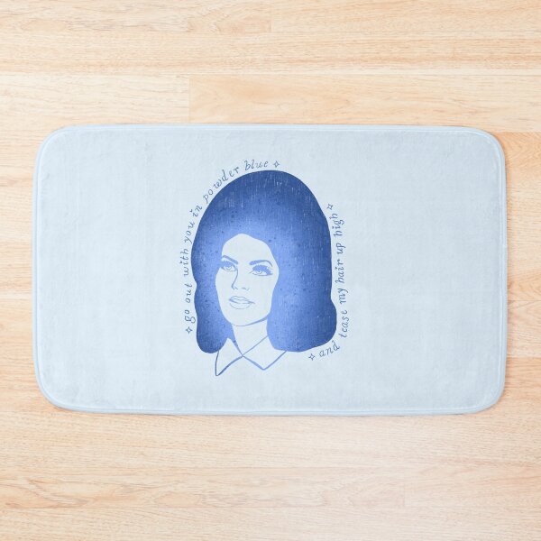 Item preview, go out with you in powdered blue and tease my hair up high designed and sold by Ohmera.