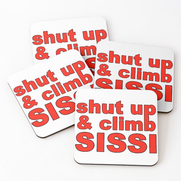 Item preview, Shut Up and Climb; Climbing; designed and sold by StickerApe.