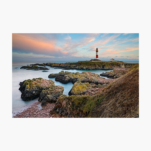 Item preview, Buchan Ness Lighthouse at sunset (Boddam)  designed and sold by bitm2007.