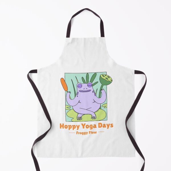 Item preview, Hoppy Yoga Days, Froggy Flow designed and sold by LyricsWear.