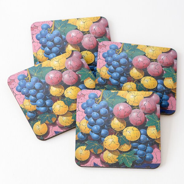 Item preview, Grape harvest geometric pattern print designed and sold by dcrc.