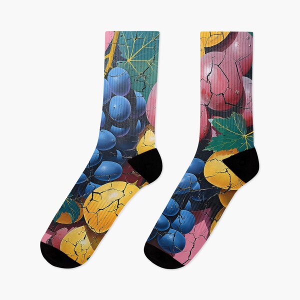 Item preview, Grape harvest geometric pattern print designed and sold by dcrc.