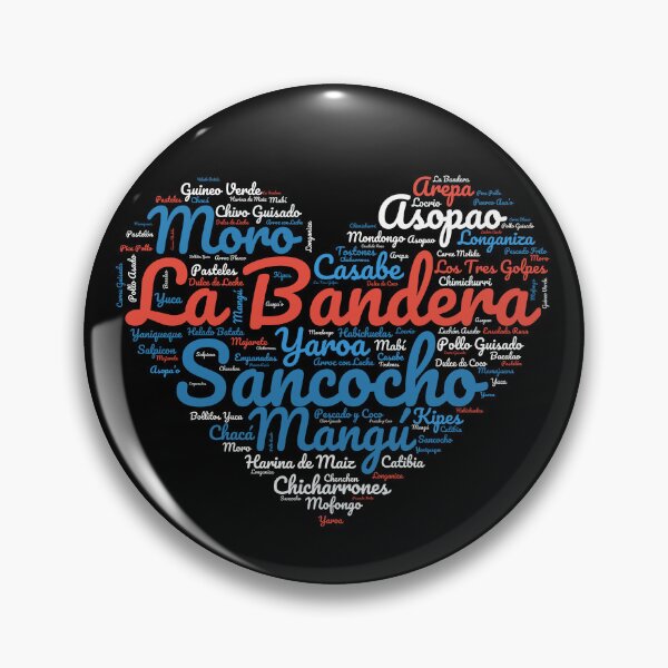 Item preview, Dominican Republic - Hispanic Heritage Month DR Foods Heart designed and sold by elvisg03.