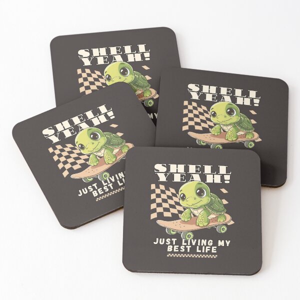 Item preview, Turtle on a skateboard. Just living my best life designed and sold by Tsifra.