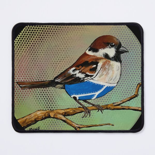 Item preview, House Sparrow Wearing Over-priced Vintage Y Fronts designed and sold by David Irvine.