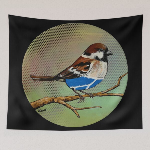 Item preview, House Sparrow Wearing Over-priced Vintage Y Fronts designed and sold by David Irvine.