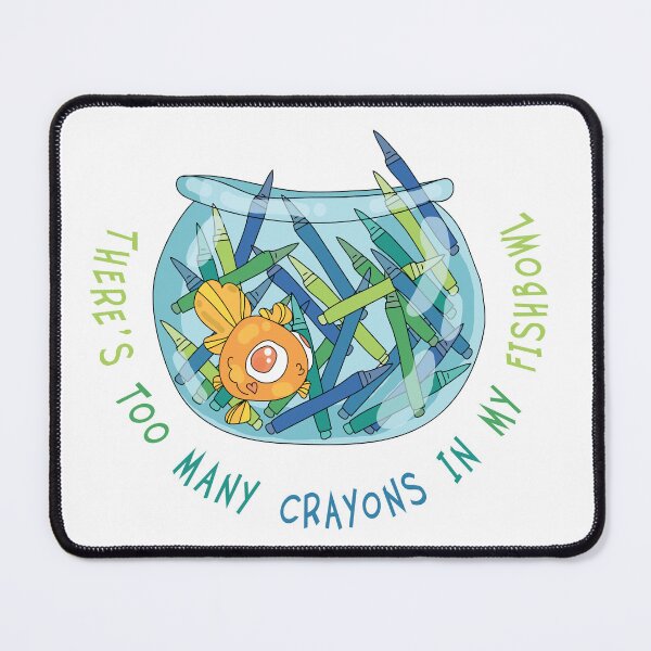 Item preview, Crayons in my Fishbowl designed and sold by WhimZOfficial.