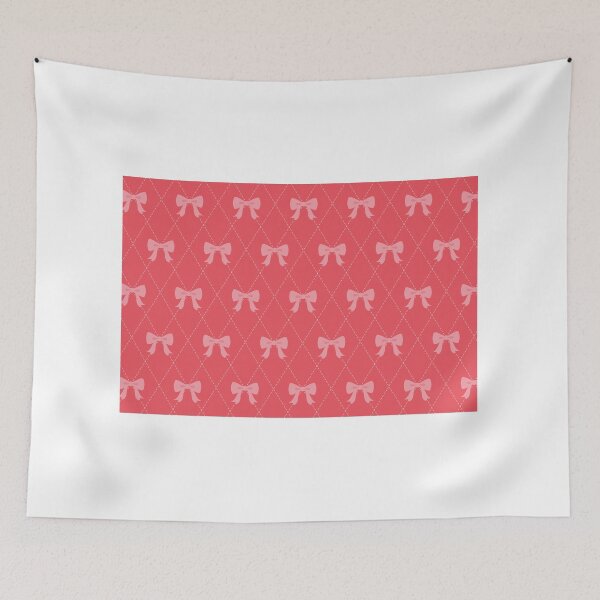 Item preview, Pink Bows, Pink & Red Bow Pattern designed and sold by newburyboutique.