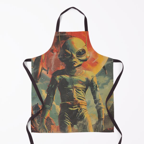 Item preview, Vintage Alien, Sci-Fi Art designed and sold by nomiraclehere.