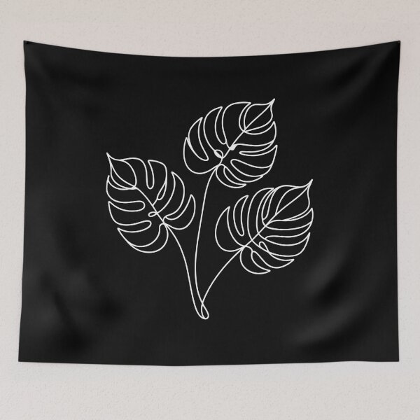 Item preview, Black Monstera Majesty Leaves designed and sold by Expressartzone.