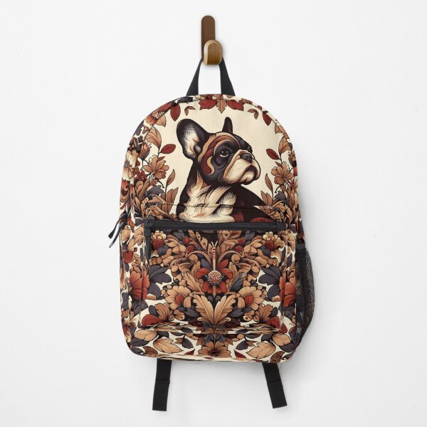 Item preview, Frenchie in floral design. designed and sold by Drew-Drew.