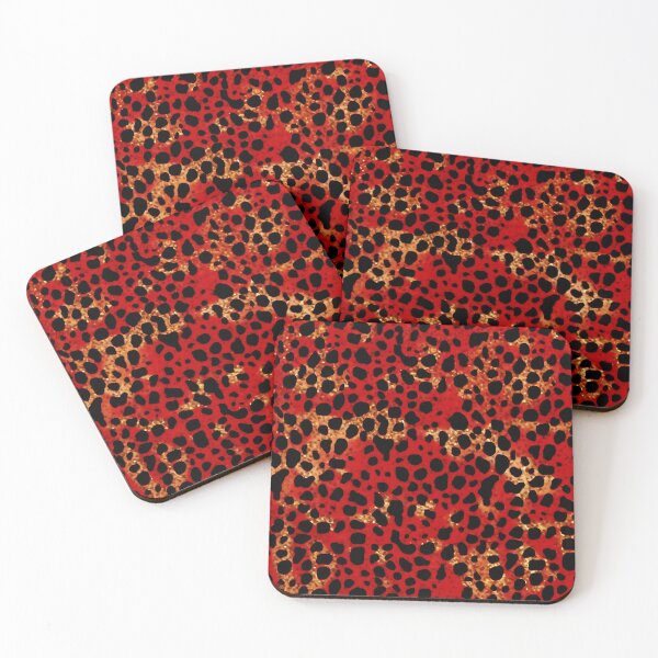 Item preview, Red 2 leopard graphics designed and sold by LittleWorldShop.