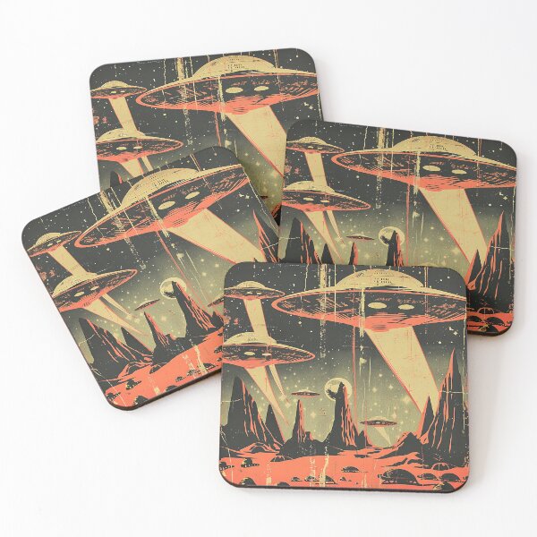 Item preview, Vintage Alien, Sci-Fi Art designed and sold by nomiraclehere.