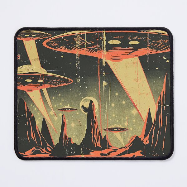 Item preview, Vintage Alien, Sci-Fi Art designed and sold by nomiraclehere.