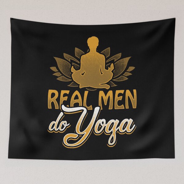 Item preview, Real Men Do Yoga - Meditation Yoga Yogi Spirit designed and sold by anziehend.