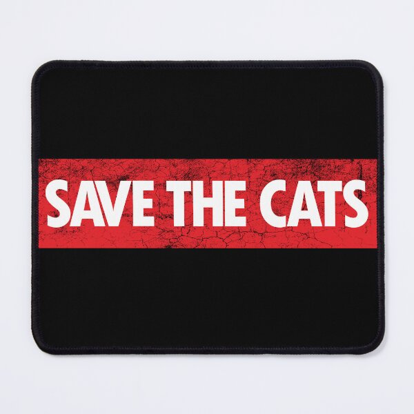 Item preview, save the cats | adopt a kitten | save a cat | cat mottos | crazy cat mom | quirky cat sayings designed and sold by themichetti.