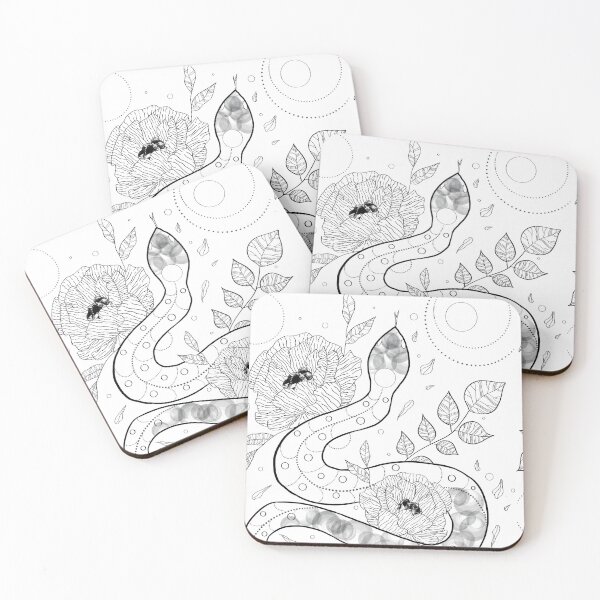 Item preview, black and white snake designed and sold by Mokota-Sama.